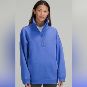 New Lululemon Thick Fleece Half Zip in Wild Indigo XS/S